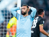 Taty Castellanos of SS Lazio looks dejected during the Serie A Enilive match between SS Lazio and Cagliari Calcio at Stadio Olimpico on Nove...