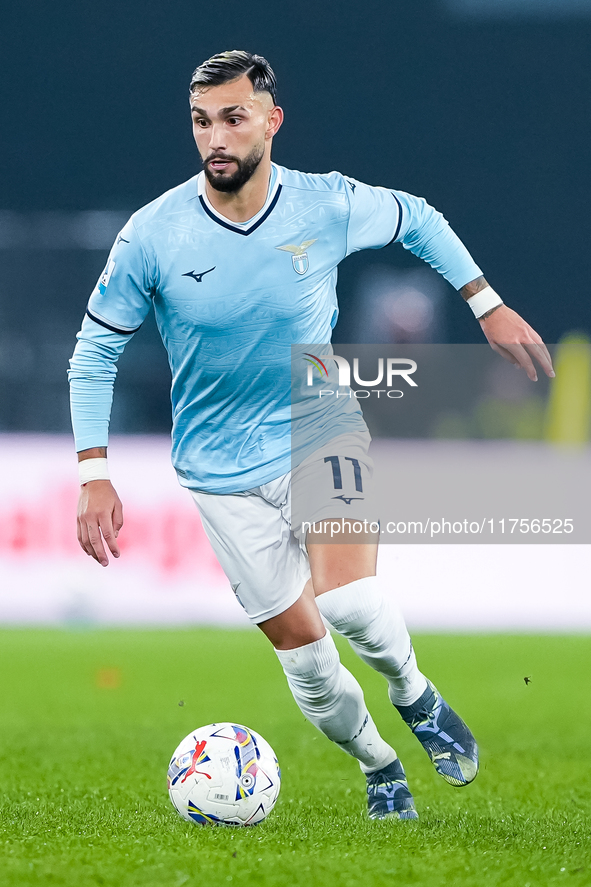 Taty Castellanos of SS Lazio during the Serie A Enilive match between SS Lazio and Cagliari Calcio at Stadio Olimpico on November 4, 2024 in...