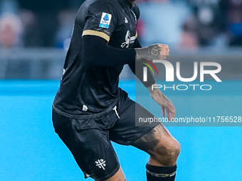 Nicolas Viola of Cagliari Calcio during the Serie A Enilive match between SS Lazio and Cagliari Calcio at Stadio Olimpico on November 4, 202...