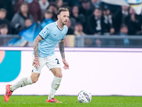 Manuel Lazzari of SS Lazio during the Serie A Enilive match between SS Lazio and Cagliari Calcio at Stadio Olimpico on November 4, 2024 in R...