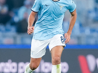 Matteo Guendouzi of SS Lazio during the Serie A Enilive match between SS Lazio and Cagliari Calcio at Stadio Olimpico on November 4, 2024 in...