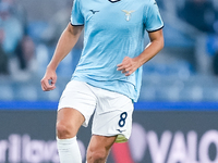 Matteo Guendouzi of SS Lazio during the Serie A Enilive match between SS Lazio and Cagliari Calcio at Stadio Olimpico on November 4, 2024 in...