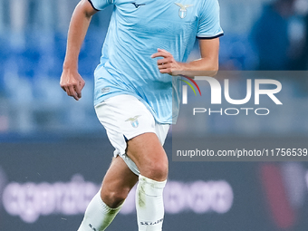 Matteo Guendouzi of SS Lazio during the Serie A Enilive match between SS Lazio and Cagliari Calcio at Stadio Olimpico on November 4, 2024 in...