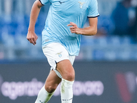 Matteo Guendouzi of SS Lazio during the Serie A Enilive match between SS Lazio and Cagliari Calcio at Stadio Olimpico on November 4, 2024 in...