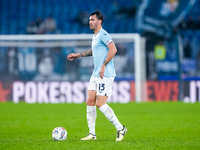 Alessio Romagnoli of SS Lazio during the Serie A Enilive match between SS Lazio and Cagliari Calcio at Stadio Olimpico on November 4, 2024 i...