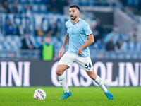 Mario Gila of SS Lazio during the Serie A Enilive match between SS Lazio and Cagliari Calcio at Stadio Olimpico on November 4, 2024 in Rome,...