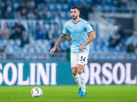 Mario Gila of SS Lazio during the Serie A Enilive match between SS Lazio and Cagliari Calcio at Stadio Olimpico on November 4, 2024 in Rome,...