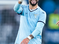 Taty Castellanos of SS Lazio gestures during the Serie A Enilive match between SS Lazio and Cagliari Calcio at Stadio Olimpico on November 4...