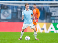 Nicolo' Rovella of SS Lazio during the Serie A Enilive match between SS Lazio and Cagliari Calcio at Stadio Olimpico on November 4, 2024 in...