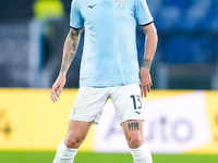 Alessio Romagnoli of SS Lazio during the Serie A Enilive match between SS Lazio and Cagliari Calcio at Stadio Olimpico on November 4, 2024 i...