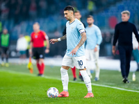 Mattia Zaccagni of SS Lazio during the Serie A Enilive match between SS Lazio and Cagliari Calcio at Stadio Olimpico on November 4, 2024 in...