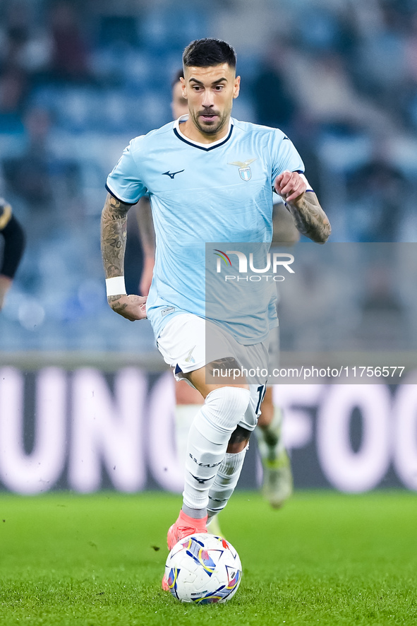 Mattia Zaccagni of SS Lazio during the Serie A Enilive match between SS Lazio and Cagliari Calcio at Stadio Olimpico on November 4, 2024 in...