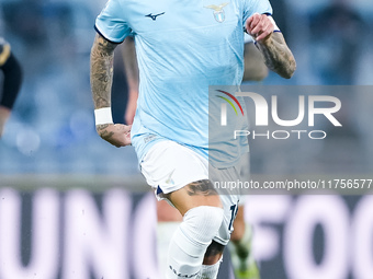 Mattia Zaccagni of SS Lazio during the Serie A Enilive match between SS Lazio and Cagliari Calcio at Stadio Olimpico on November 4, 2024 in...