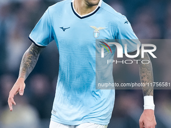 Matias Vecino of SS Lazio looks on during the Serie A Enilive match between SS Lazio and Cagliari Calcio at Stadio Olimpico on November 4, 2...