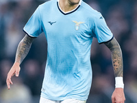 Matias Vecino of SS Lazio looks on during the Serie A Enilive match between SS Lazio and Cagliari Calcio at Stadio Olimpico on November 4, 2...