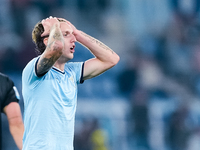 Nicolo' Rovella of SS Lazio looks dejected during the Serie A Enilive match between SS Lazio and Cagliari Calcio at Stadio Olimpico on Novem...