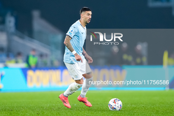 Mattia Zaccagni of SS Lazio during the Serie A Enilive match between SS Lazio and Cagliari Calcio at Stadio Olimpico on November 4, 2024 in...