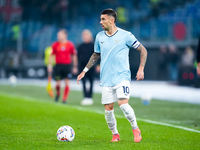 Mattia Zaccagni of SS Lazio during the Serie A Enilive match between SS Lazio and Cagliari Calcio at Stadio Olimpico on November 4, 2024 in...