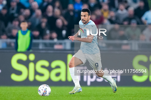 Pedro of SS Lazio during the Serie A Enilive match between SS Lazio and Cagliari Calcio at Stadio Olimpico on November 4, 2024 in Rome, Ital...