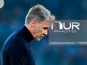 Marco Baroni head coach of SS Lazio during the Serie A Enilive match between SS Lazio and Cagliari Calcio at Stadio Olimpico on November 4,...