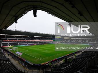 A general view inside Pride Park, home to Derby County, during the Sky Bet Championship match between Derby County and Plymouth Argyle at Pr...