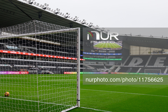 A general view inside Pride Park, home to Derby County, during the Sky Bet Championship match between Derby County and Plymouth Argyle at Pr...