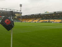 A general view of Norwich City Football Club stadium before the Sky Bet Championship match between Norwich City and Bristol City at Carrow R...