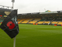 A general view of Norwich City Football Club stadium before the Sky Bet Championship match between Norwich City and Bristol City at Carrow R...