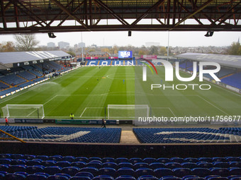 A general view of Edgeley Park during the Sky Bet League 1 match between Stockport County and Bolton Wanderers at the Edgeley Park Stadium i...