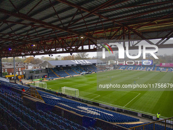 A general view of Edgeley Park during the Sky Bet League 1 match between Stockport County and Bolton Wanderers at the Edgeley Park Stadium i...