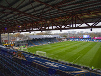 A general view of Edgeley Park during the Sky Bet League 1 match between Stockport County and Bolton Wanderers at the Edgeley Park Stadium i...