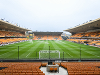 A general view of the ground during the Premier League match between Wolverhampton Wanderers and Southampton at Molineux in Wolverhampton, E...