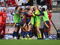 Giada Greggi of A.S. Roma Femminile celebrates after scoring the goal of 1-0 during the 9th day of the Serie A Femminile eBay Championship b...