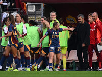 Giada Greggi of A.S. Roma Femminile celebrates after scoring the goal of 1-0 during the 9th day of the Serie A Femminile eBay Championship b...