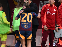 Giada Greggi of A.S. Roma Femminile celebrates after scoring the goal of 1-0 during the 9th day of the Serie A Femminile eBay Championship b...