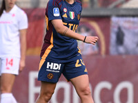 Giada Greggi of A.S. Roma Femminile celebrates after scoring the goal of 1-0 during the 9th day of the Serie A Femminile eBay Championship b...