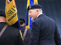 The Royal British Legion rehearses remembrance commemorations before the Sky Bet Championship match between Leeds United and Queens Park Ran...