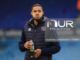 Jonathan Varane (QPR) stands before the Sky Bet Championship match between Leeds United and Queens Park Rangers at Elland Road in Leeds, Eng...