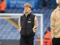 Sam Chambers (Leeds United) stands before the Sky Bet Championship match between Leeds United and Queens Park Rangers at Elland Road in Leed...