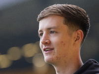 Kellen Fisher of Norwich City arrives before the Sky Bet Championship match between Norwich City and Bristol City at Carrow Road in Norwich,...