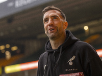 Shane Duffy of Norwich City arrives before the Sky Bet Championship match between Norwich City and Bristol City at Carrow Road in Norwich, E...