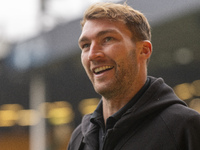 Jack Stacey of Norwich City arrives before the Sky Bet Championship match between Norwich City and Bristol City at Carrow Road in Norwich, E...