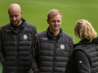 Bristol City Manager, Liam Manning, arrives before the Sky Bet Championship match between Norwich City and Bristol City at Carrow Road in No...