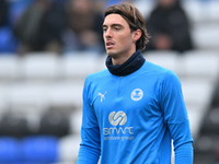 Goalkeeper Nicholas Bilokapic of Peterborough warms up during the Sky Bet League 1 match between Peterborough and Cambridge United at London...