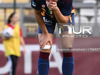 Emilie Haavi of A.S. Roma Femminile participates in the 9th day of the Serie A Femminile eBay Championship between A.S. Roma and A.C.F. Fior...