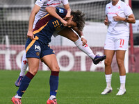 Valentina Giacinti of A.S. Roma Femminile plays during the 9th day of the Serie A Femminile eBay Championship between A.S. Roma and A.C.F. F...