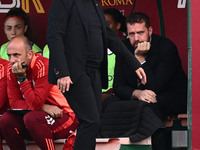 Alessandro Spugna coaches A.S. Roma Femminile during the 9th day of the Serie A Femminile eBay Championship between A.S. Roma and A.C.F. Fio...