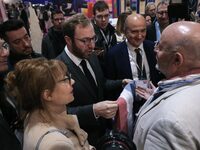 France's Minister for the Economy, Finance and Industry, Antoine Armand, attends the ''Made in France'' (MIF Expo) fair at Parc des Expositi...