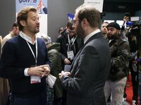 France's Minister for the Economy, Finance and Industry, Antoine Armand, attends the ''Made in France'' (MIF Expo) fair at Parc des Expositi...