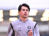 Ryan De Havilland (8 Peterborough United) warms up during the Sky Bet League 1 match between Peterborough and Cambridge United at London Roa...